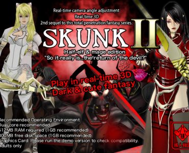 Real-time 3D total violation fantasy "SKUNK2" Half-elf & mage edition