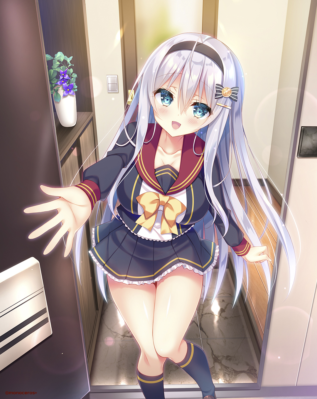 甘やかせカノジョのいる生活 -一途な銀髪美少女は好きですか？