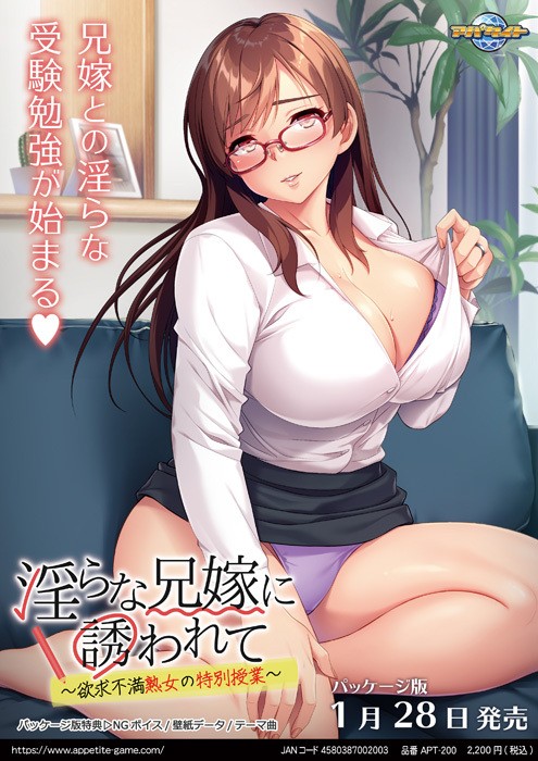 淫らな兄嫁に誘われて ～欲求不満熟女の特別授業～