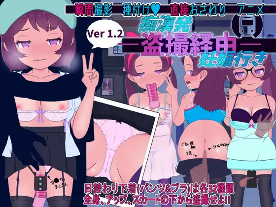 痴○発ー盗撮経由ー妊娠行き ～親にも見せた事のない1フレームを写せ!! [Ver 1.2]