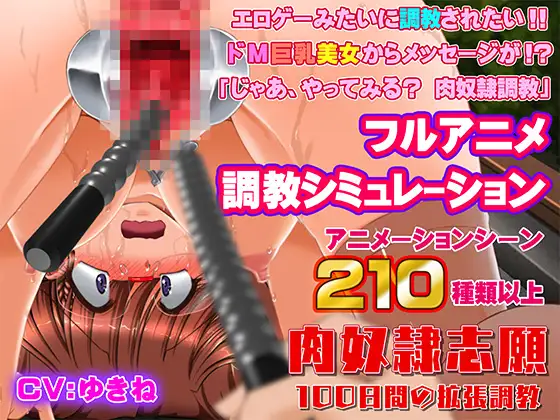 [RJ01128901] 肉奴○志願～100日間の拡張調教～