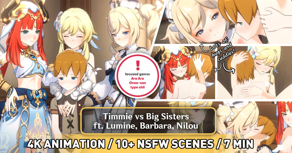 Timmie vs Big Sisters ANIMATION (4K)