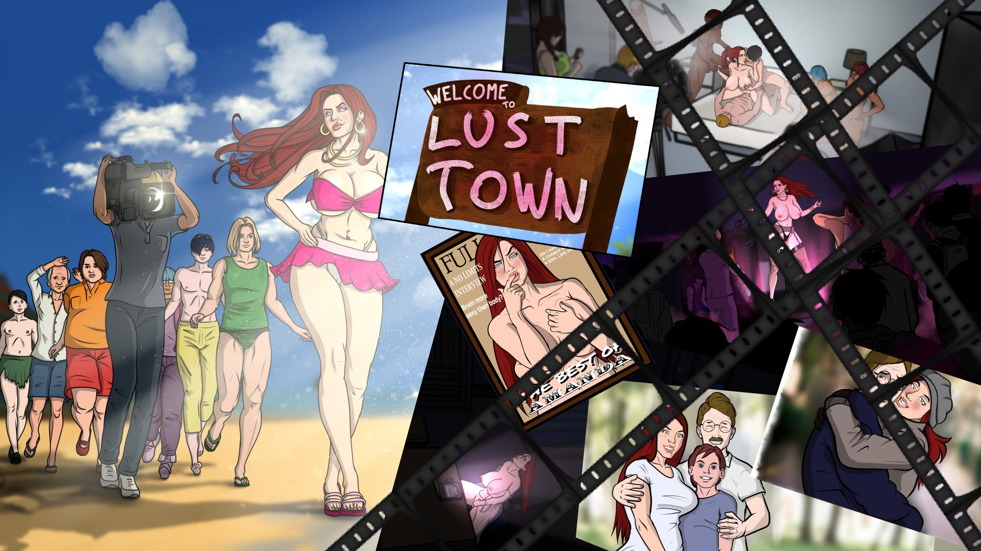 Lust Town, Amanda’s road to porn [v1.05]